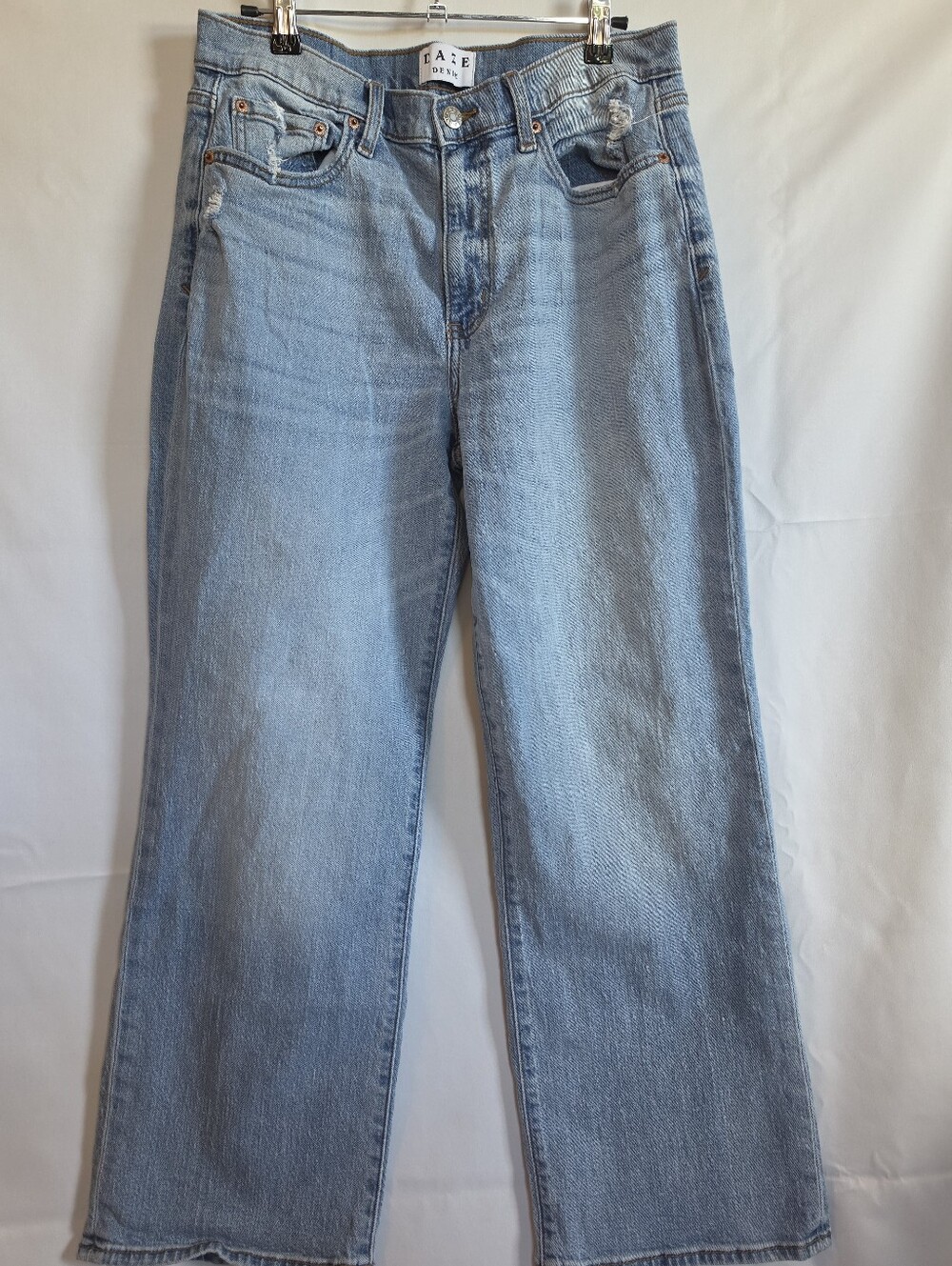 DAZE Light Blue Straight Leg Tough Love Jeans
